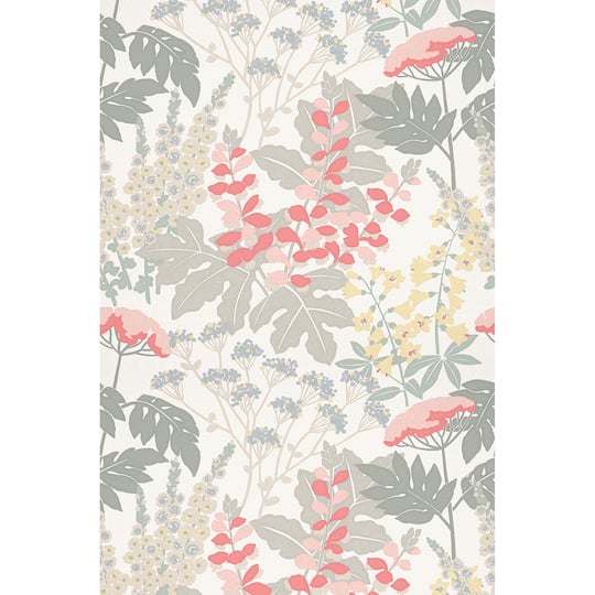 Katie Hunt Pink & Dove Gray Pink Paradise Wall Mural